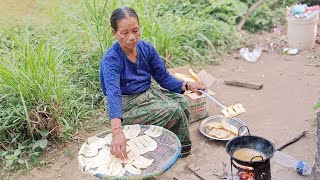 fini roti recipe in nepali fini roti vlog [upl. by Netsrek]