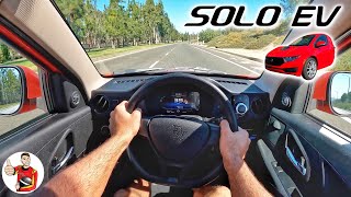 The 18K Solo EV is an Escaped Theme Park Ride  For Better or Worse POV Drive Review [upl. by Enyrb]