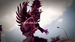 Bali VLOG Ogoh Ogoh Bali Denpasar Ngerupuk Nyepi 2016 [upl. by Ylloj]