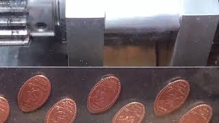 8 Die Eurolink Penny Press in action [upl. by Haropizt]