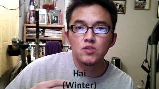 How to Say the Four Seasons in Navajo [upl. by Serles]