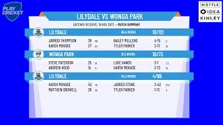 Ringwood amp DCA  SALT Wellbeing amp Mental Health Awareness Rd Rd6  Lilydale v Wonga Park  Day 2 [upl. by Ztnaj59]