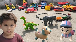 बच्चों के खिलोने  kids for toys  tractor video  gadi wala cartoon [upl. by Hedwiga]