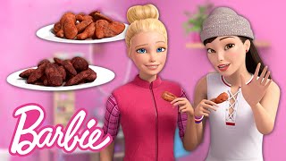 Wyzwanie z ostrymi skrzydełkami 🔥 Vlogi Barbie  Barbie Po Polsku [upl. by Zoi]