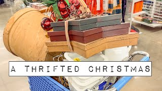 A Thrifted Christmas using my Goodwill Thrift Haul [upl. by Seline]