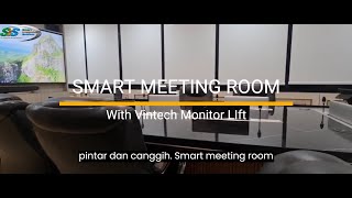 Smart Meeting Room  Vintech Monitor lift  System Integrator Meeting Room  Lift Monitor [upl. by Aik]