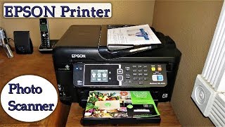 Epson Printer  Discover How To Scan amp Copy A Photo Or Document  High Quality [upl. by Nicolais]