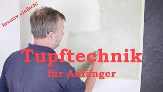 Tupftechnik  die Kreativtechnik für Anfänger Teil 1 [upl. by Cyler]