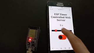 Demo ESP32ESP8266 Web Server to Control Outputs with a Timer Pulse Width [upl. by Adnyc]