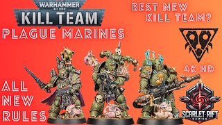 Plague Marines  Kill Team  All New Rules including Datacards to Enhance The New Starter Set [upl. by Yeta]