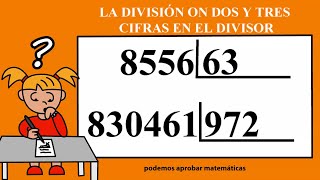 APRENDE A DIVIDIR POR DOS CIFRASAPRENDE A DIVIDIR POR TRES CIFRAS [upl. by Nuhsed]