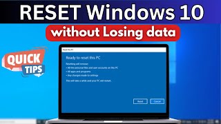 How to Reset Windows 10 without Losing Data [upl. by Blatt]