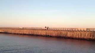 Entering the Westport Harbor by boat [upl. by Ahsitan]