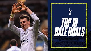 TOP 10 GARETH BALE GOALS FOR SPURS 🔥 [upl. by Shaun]