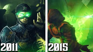 How Ermac Was Created vs How Ermac Died Comparison 20112015  Mortal Kombat Story [upl. by Brose]