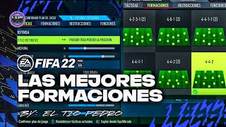 FIFA 22 Mejores FORMACIONES y TACTICAS ✅✅ TUTORIAL [upl. by Rosalinda502]