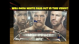 Opening Topps UFC High Impact Hobby Box [upl. by Jennie79]