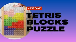 PLAYING COLORFUL TETRIS BLOCKS PUZZLE FULL ASMR [upl. by Fulks540]