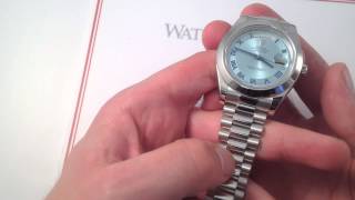 Rolex DayDate II 218206 Luxury Watch Review [upl. by Samella]