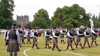 Stockbridge Pipe band Edinburgh take 2nd place in Grade 3 bands during Strathmore Games Angus 2018 [upl. by Sower]