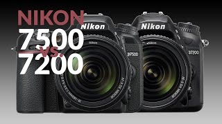 Nikon D7500 vs D7200 előzetes összehasonlítás [upl. by Enel]