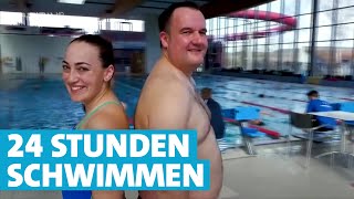 Ohne Schlaf zum Sieg 24 Stunden Schwimmen in Schorndorf [upl. by Chap]