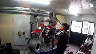 Aprilia SX 125 Dyno [upl. by Ardnaeed]