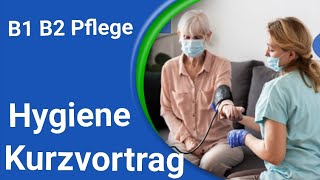 9 Kurzvortrag Hygiene telc Deutsch B1B2 Pflege [upl. by Ion926]