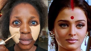 Aishwarya Rai 😱 Unbelievable Bridal Makeup Transformation 🔥💉😳🔥 Makeup Tutorial💄 [upl. by Nottirb]