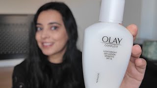 REVIEW OLAY COMPLETE 3 IN 1 LIGHTWEIGHT DAY FLUID MOISTURISER SPF15 SENSITIVE [upl. by Annola526]