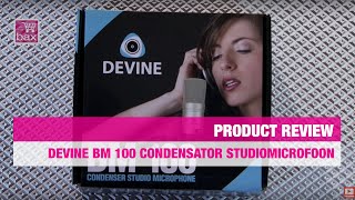 Review Devine BM 100 Condensator Studiomicrofoon  Bax Music [upl. by Ardis]