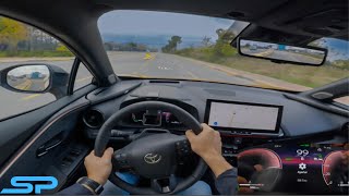 2024 TOYOTA CHR HYBRID  POV Test Drive I 4K [upl. by Aznerol]