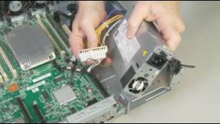 HP ProLiant DL80 Gen9 Server remove replace PSU [upl. by Kliment]