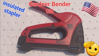 Gardner BenderCable Boss Professional Grade Staple Gun [upl. by Meehyrb]