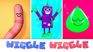 WIGGLE WIGGLE  Dance along video for toddlers [upl. by Spieler869]