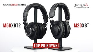 AudioTechnica ATHM50xBT2 vs M20xBT  TOP POJEDYNKI Top HiFi [upl. by Truda]