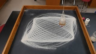 Sand pendulums  Lissajous patterns  part one  Homemade Science with Bruce Yeany [upl. by Alfie658]