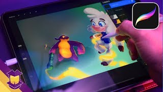 Getting Started with PROCREATE on the iPad Pro [upl. by Ahsiuqal]