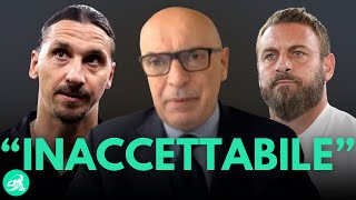 Jacobelli SPARA A ZERO sul MILAN Ibrahimovic e lesonero di DE ROSSI [upl. by Notsniw]