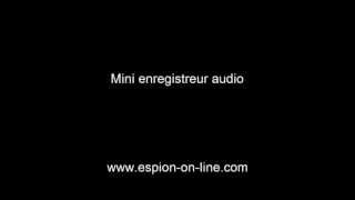 Mini enregistreur espion avec activation vocale [upl. by Isla]