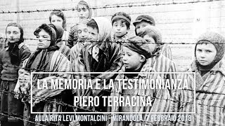 La Memoria e la Testimonianza  Piero Terracina byAMampGP [upl. by Apicella766]