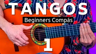 Beginner Tangos Flamenco Guitar Lesson  Part 1 [upl. by Conway]