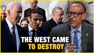 President Kagame blasts the west for causing coups in Africa [upl. by Muscolo]