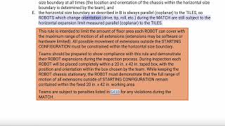 FTC Manual Audiobook 12 Robot Construction Rules [upl. by Eldnik]