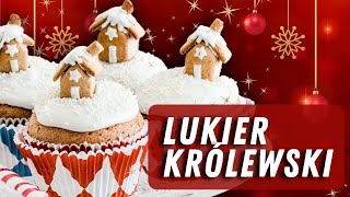 Jak zrobić lukier królewski Idealny LUKIER Do dekorowania pierniczków 😋 ❄️ [upl. by Publius649]