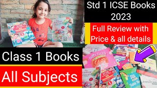 Class 1 Books 2023  ICSE Class 1 Book Set 2023  Std 1 Books in India  Class 1 ICSE books review [upl. by Richardo]