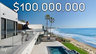 Inside a 100000000 Oceanfront Mansion in Malibu California [upl. by Platt89]