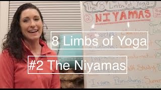 8 Limbs of Yoga BOARD 2 NIYAMAS The Yess LauraGyoga [upl. by Dodi]