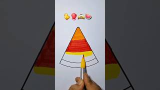 Watermelon Emoji Mixing Coloring drawing art satisfying emoji mixing painting trending [upl. by Cnahc612]