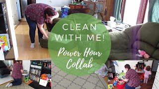 Power Hour Clean With Me  Collaboration with Random Shenanigans [upl. by Howes]